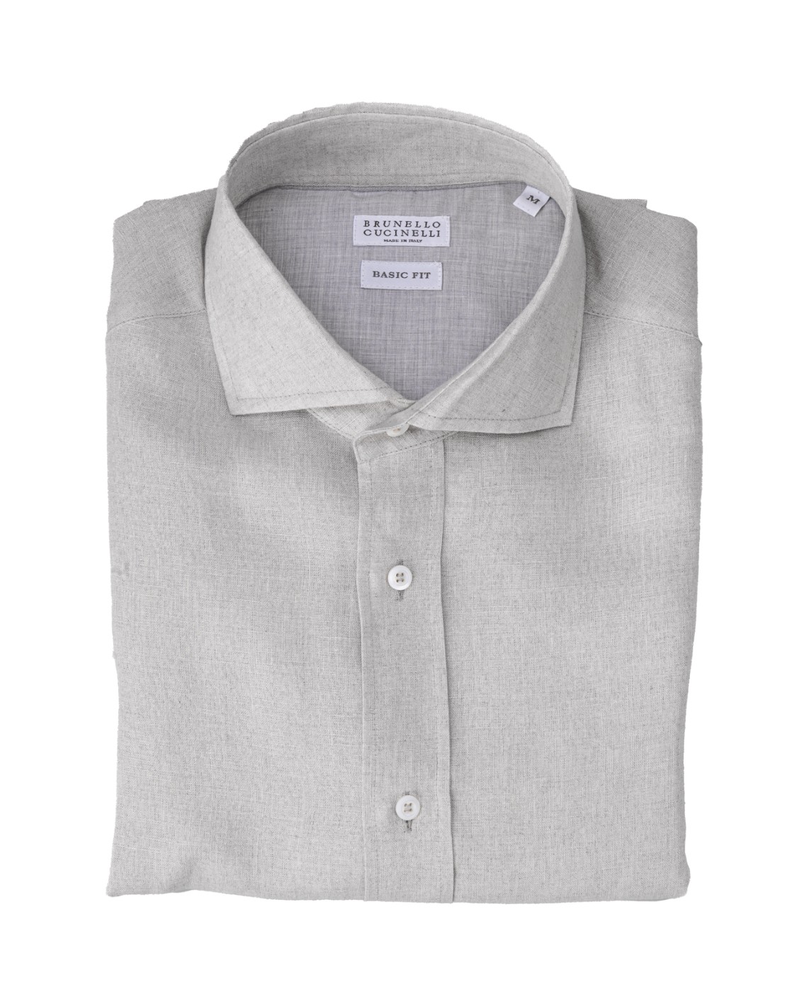 shop BRUNELLO CUCINELLI Saldi Camicia: Brunello Cucinelli camicia basic fit in lino.
Colletto alla francese.
Camicia con bottoni di madreperla.
Basic fit.
Composizione: 100% lino.
Made in Italy.. MM6330028-C020 number 831604